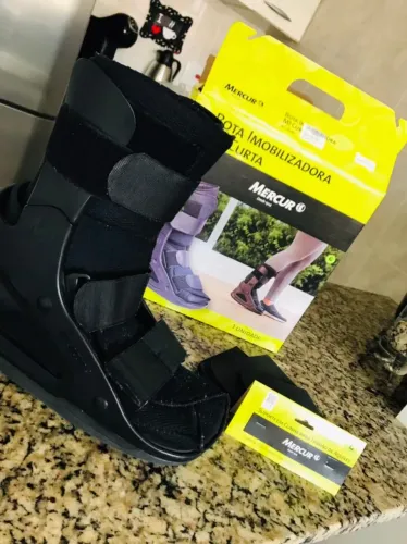 Bota Imobilizadora Mercur M1 curta + Cunha para tendão de Aquiles