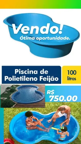 Piscina feijão 1000