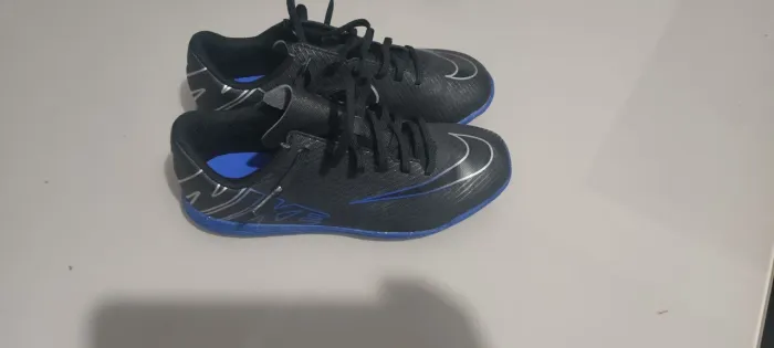 Chuteira Nike Mercurial Vapor 15 Club Campo Infantil - Preto