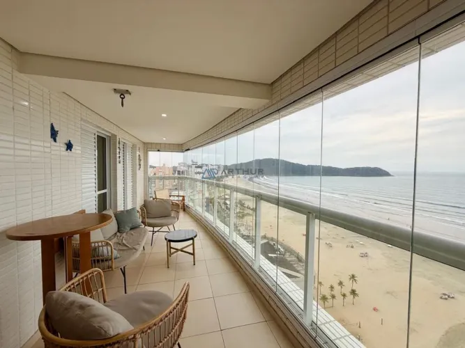 Apartamento para locação em Praia Grande no Boqueirão com 3 quartos e 111m²