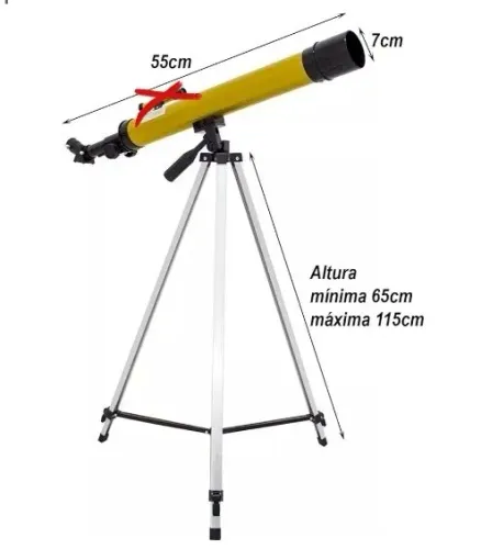 Telescópio Refrator Profissional 