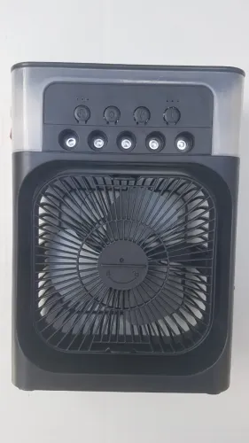 Climatizador e Umidicador de Ar Frio Portátil Usb 5v Mini Ventilador 20cm