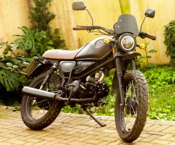Shineray Worker 125 | Customizada Scrambler | 40 km/l com Estilo