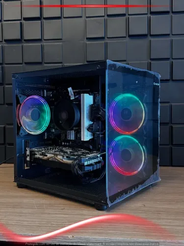 Desktop Gamer i5 9600 + RX 580 8GB | 16GB RAM | SSD 480GB | Gabinete Aquário