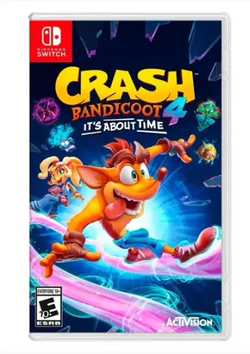 Jogo Crash Bandicoot 4: It's About Time Nintendo Switch Mídia Física