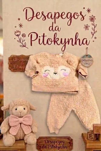 Conjunto Teddy boom 3 a 6 meses menina 