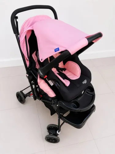 Kit Cosco (Carrinho Reverse + Bebê Conforto Wizz)