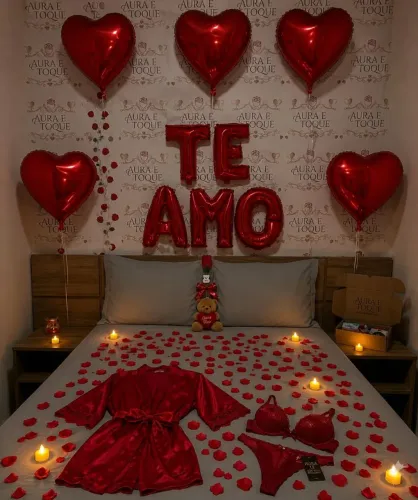 Kit Decoração Noite Romântica