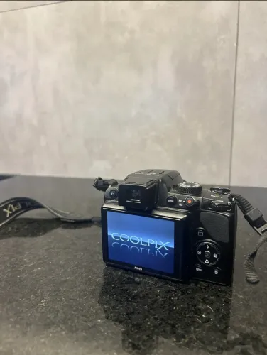 Câmera Nikon P100 Coolpix Gravação 1080p Cmos 26x Zoom Preto