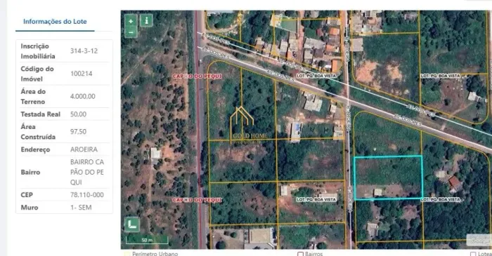 Terreno à venda em Várzea Grande  Região do Capão do Pequi