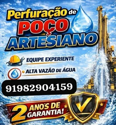 Poço Artesiano- Não dependa mais da Águas do Pará