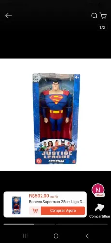 Liga da justiça 25cm