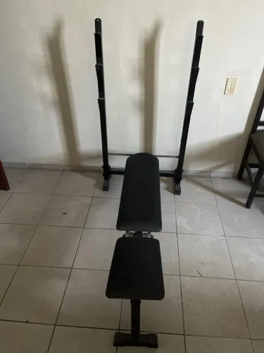 Banco supino 3 em 1 + barra 1,20m