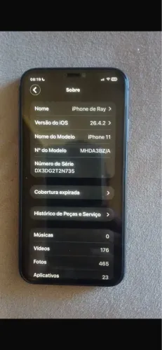 iPhone 11 sem defeitos Face ID funciona normal 