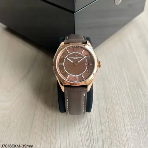 Relogio Vancheron Constatin Fitfyslx Automatico - ETA S/c Mostrador Castanho