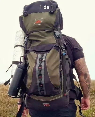 Mochila cargueira Trilhas e Rumos Montanha 75 litros<br><br>Apenas venda