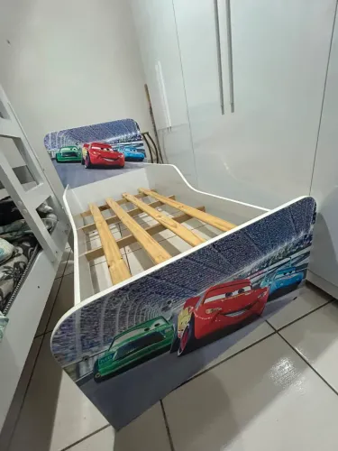 Cama infantil menino carros