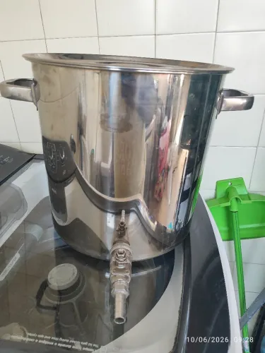 Panela nova para fabricação de cerveja
