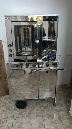 Carrinho de churrasco grego a gás