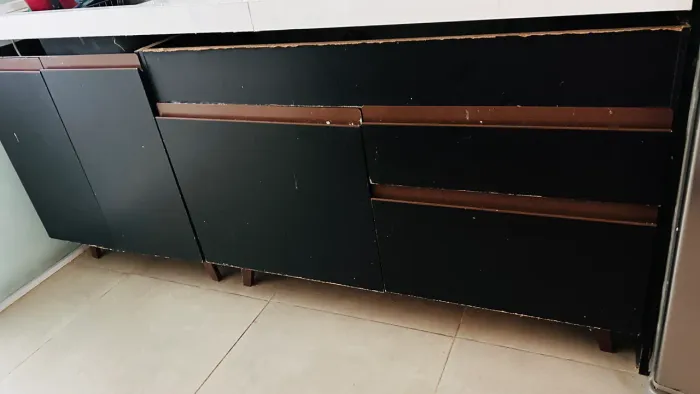 Balcão em baixo da pia