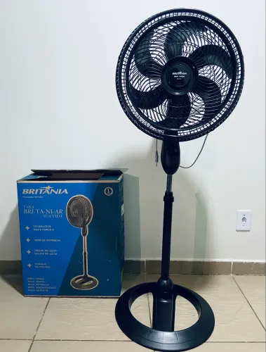 Ventilador Britânia Coluna 40cm 160W Turbo Na Caixa