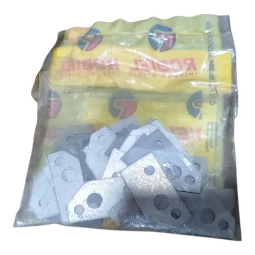 Placa Interm Calço Regulagem Bomba Bosch Med 0,50 Kit 50 Un