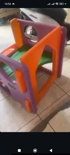 Escorregador casinha motavel