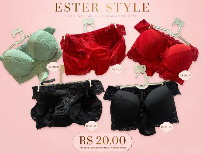 Conjunto de sutiã 