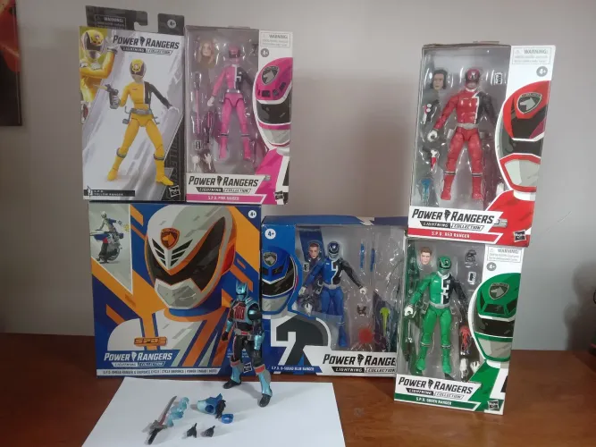 Power Rangers Lightning Collection SPD Hasbro Action Figure Lote