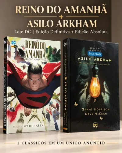 Asilo Arkham Absolute Edição Absoluta + O reino do amanhã Edição definitiva