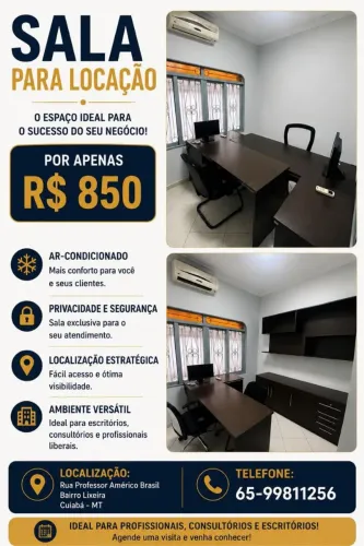 Locação de salas comerciais