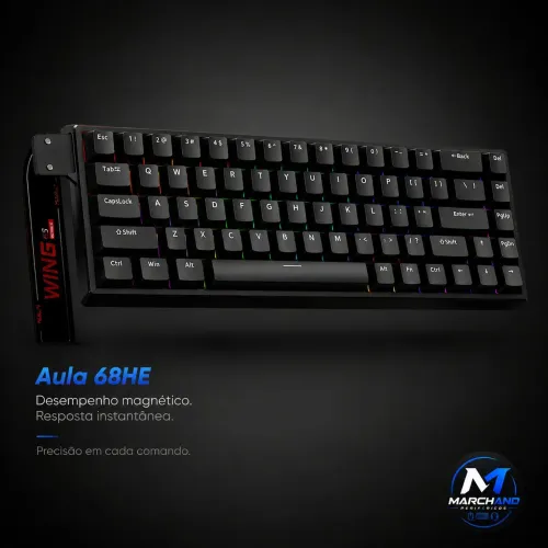 Teclado Magnético Aula Win68 HE