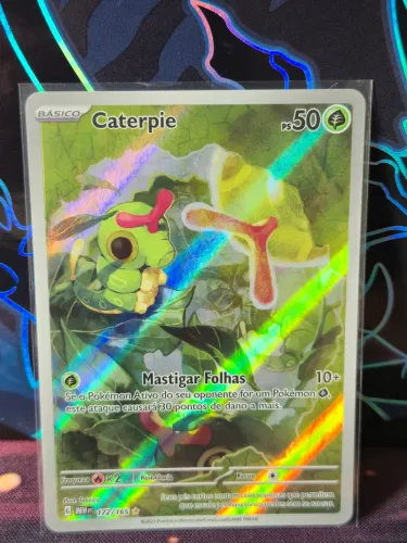 Carta Pokemon 151 Caterpie 172/165 - Coleção Escarlate e a Violete 151