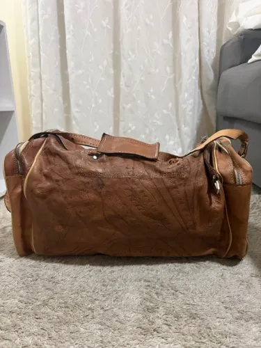 Bolsa Mala Mochila de Couro