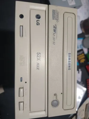 PACOTE CD/DVD SAMSUNG 52X32X52  + LG 52XMAX