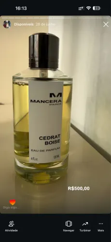 Perfume de nicho macera