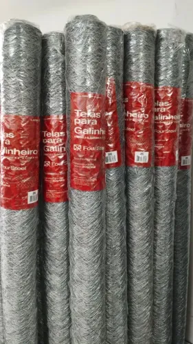 Tela para cercas de galinheiro, hortas e animais pequenos