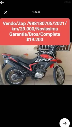 Vendo/Bros160/Reliquia/ pouco rodada/