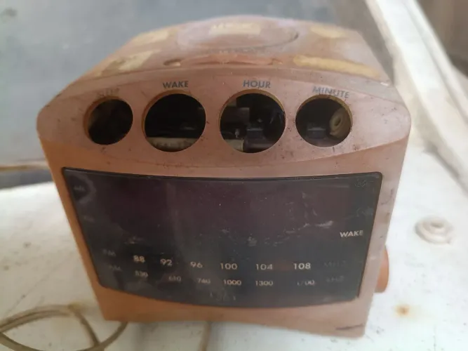 Reliquia relógio despertador digital da General Electric GE 7-4806A,para restauração