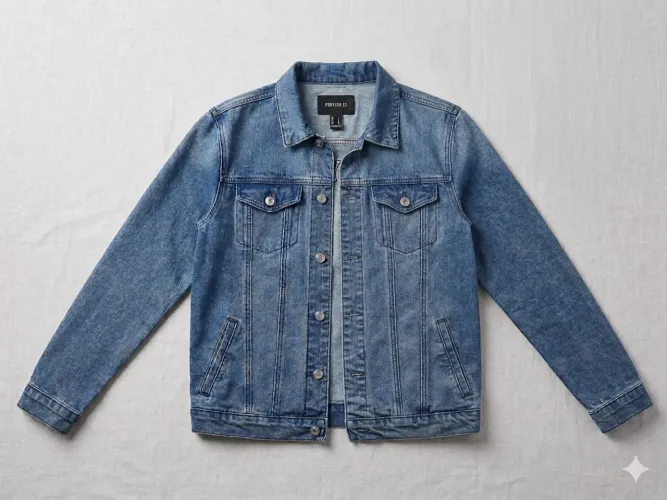 Jaqueta Jeans Forever 21 - Bordado "New York?