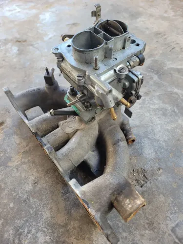 Coletor e carburador Weber para chevette