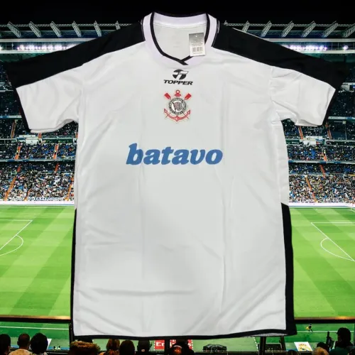 Camisa Time Corinthians Modelo Retrô Premium