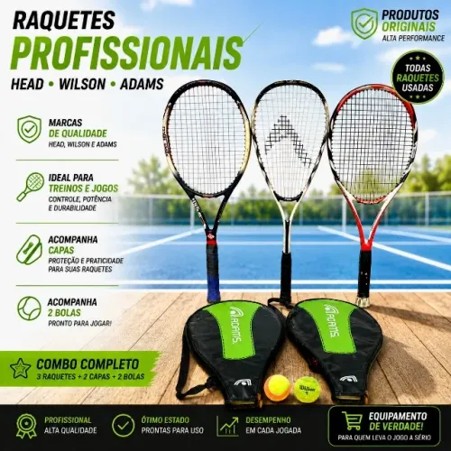 Raquetes de tênis e squash original
