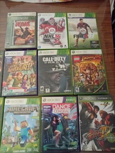Lote de jogos Xbox 360