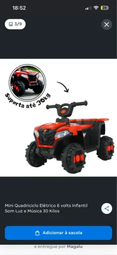 Mini Quadriciclo Elétrico 