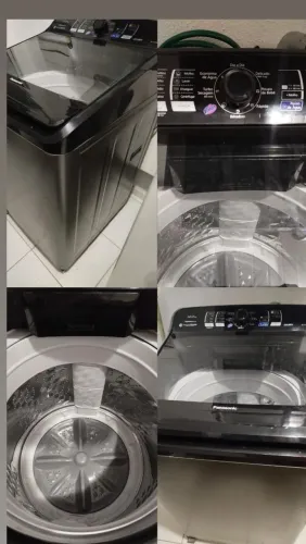Lavadora de Roupas Panasonic Titânio F120B1 12kg