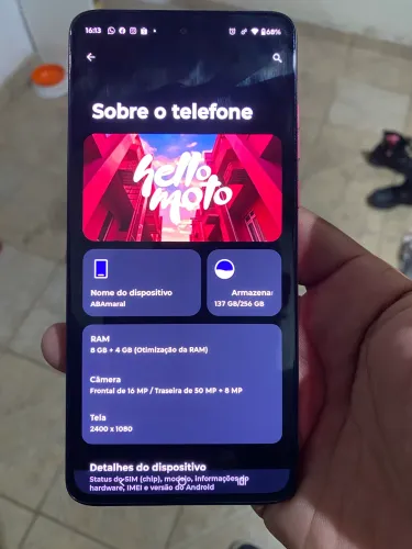 Vendo Moto G84 Red 256gb