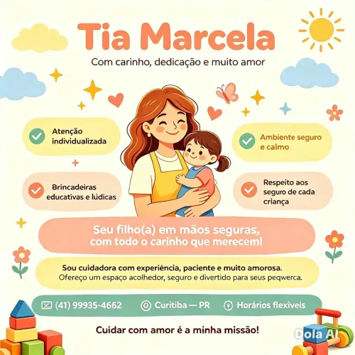 Cuido de crianças!