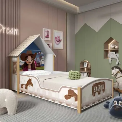 Cama Infantil Boiadeira 90 Branco Gelius
