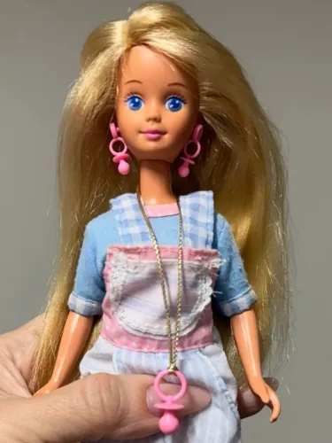 Skipper Cool Crimp 1993 Mattel - Linda, com os acessórios originais (LEIA A DESCRIÇÃO)